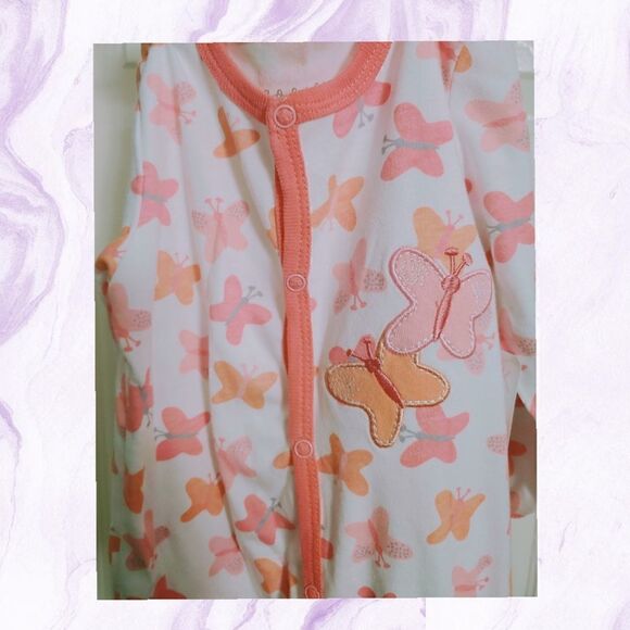 Infant Sleeper Footed Pajamas 3-6 Months - Picture 4 of 9